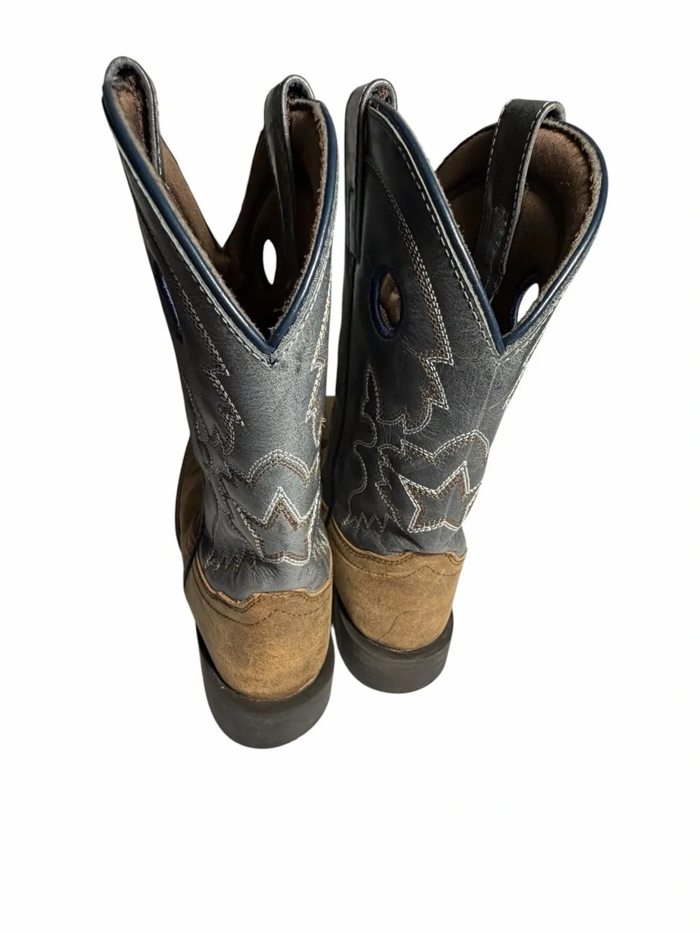 Smoky Mountain Mens Santa Fe PerformaWestern Pull-On Boots  6,5